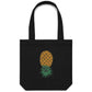 Upside Down Pineapple Canvas Tote