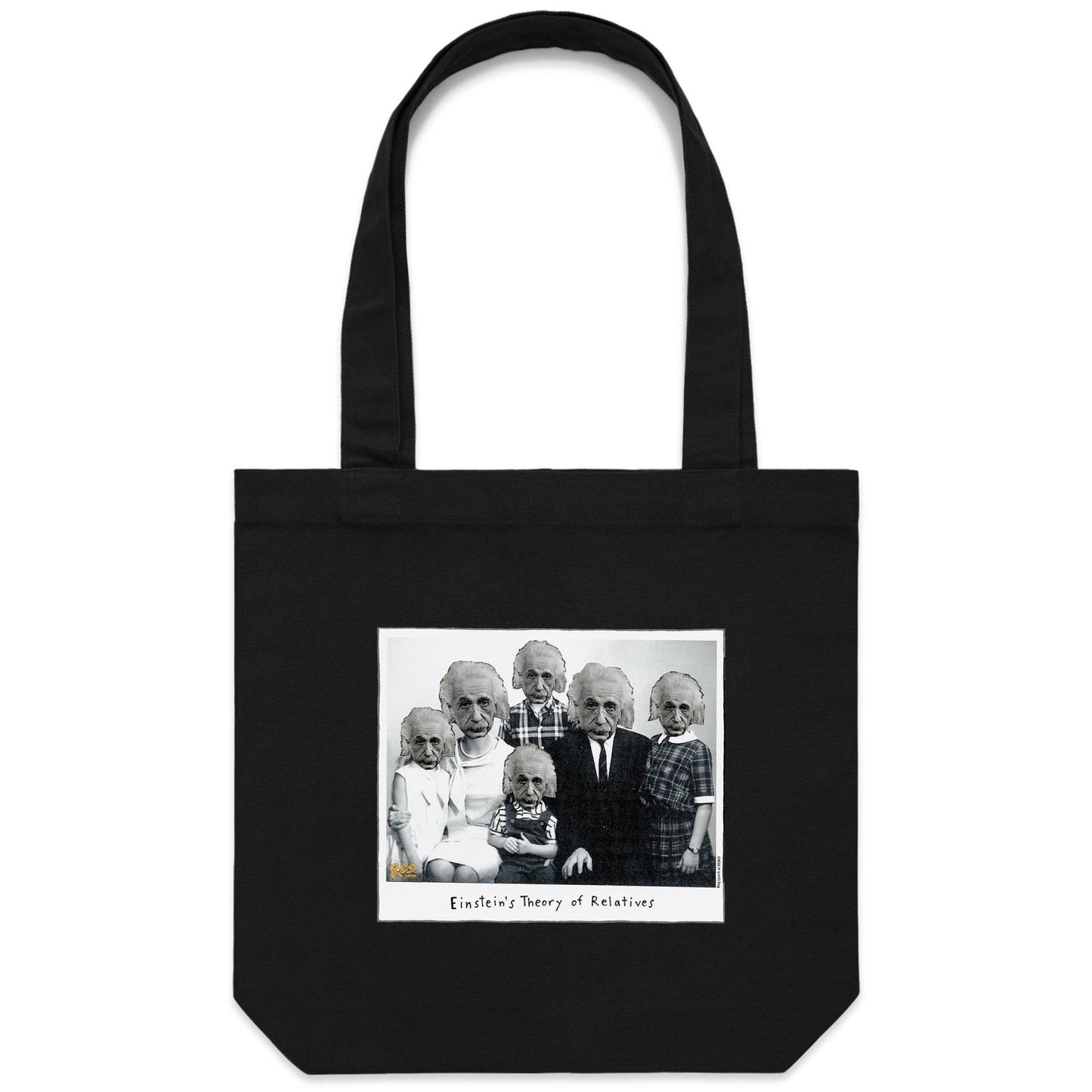 Einstein's Theory of Relatives Canvas Totes