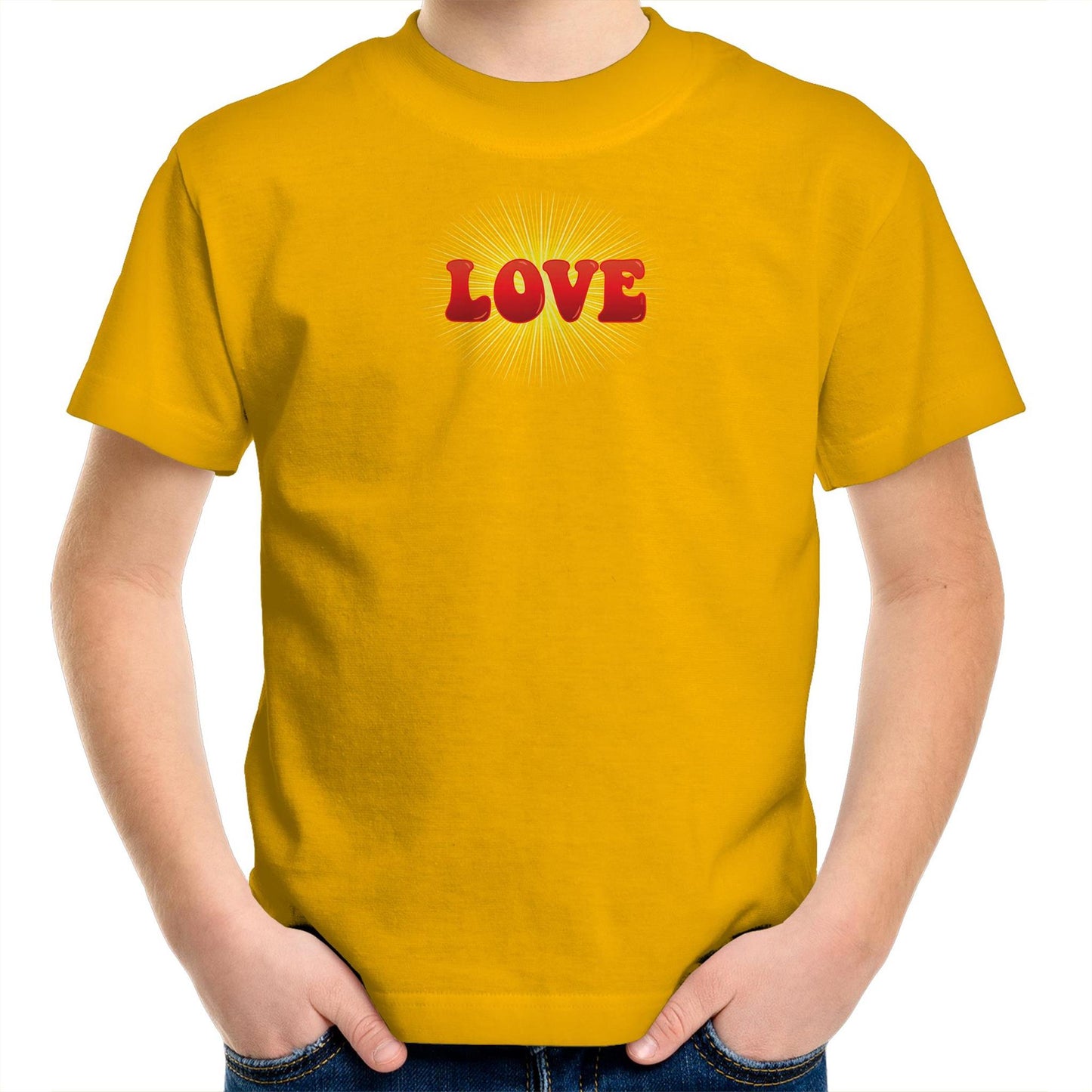 Radiant Love T Shirts for Kids