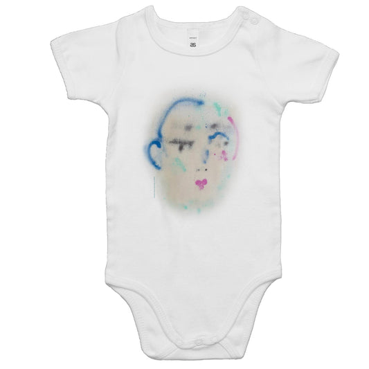 White Face Rompers for Babies