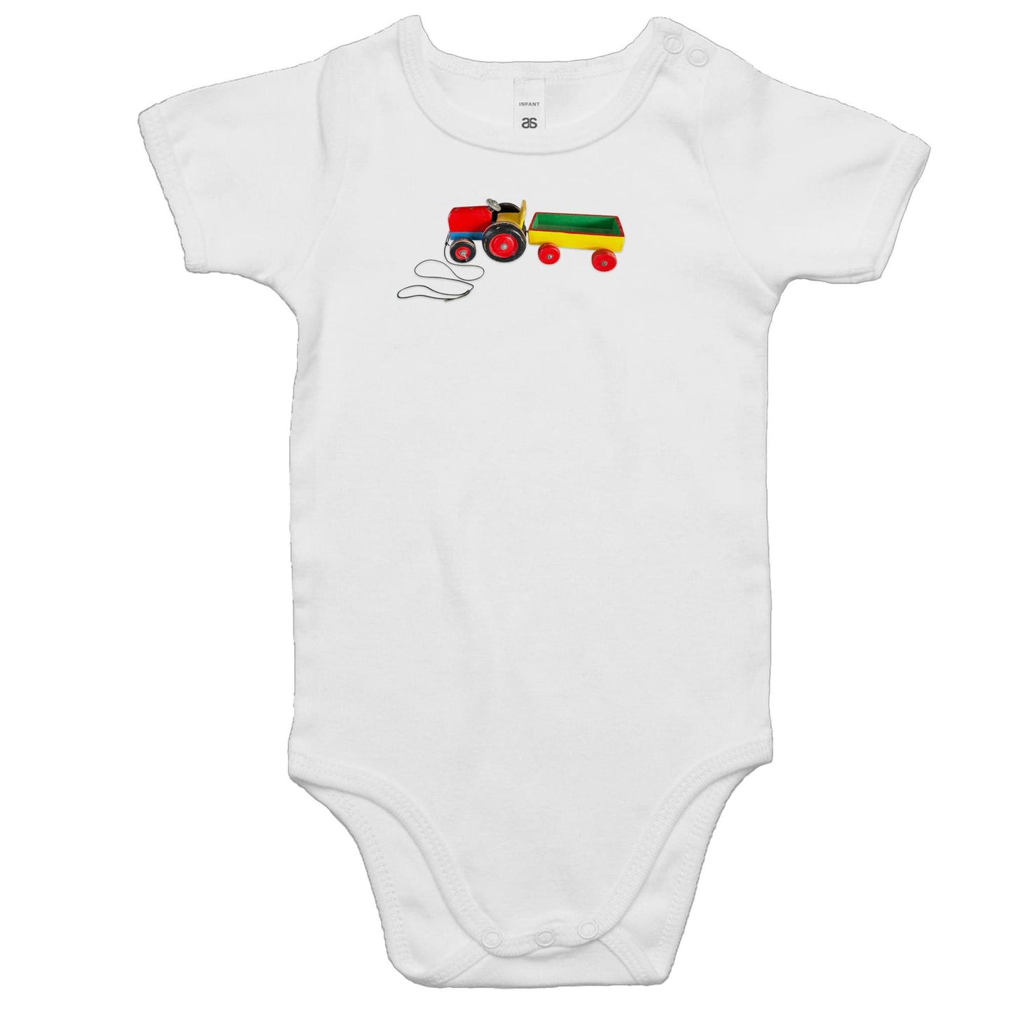 Toy Tractor Rompers for Babies
