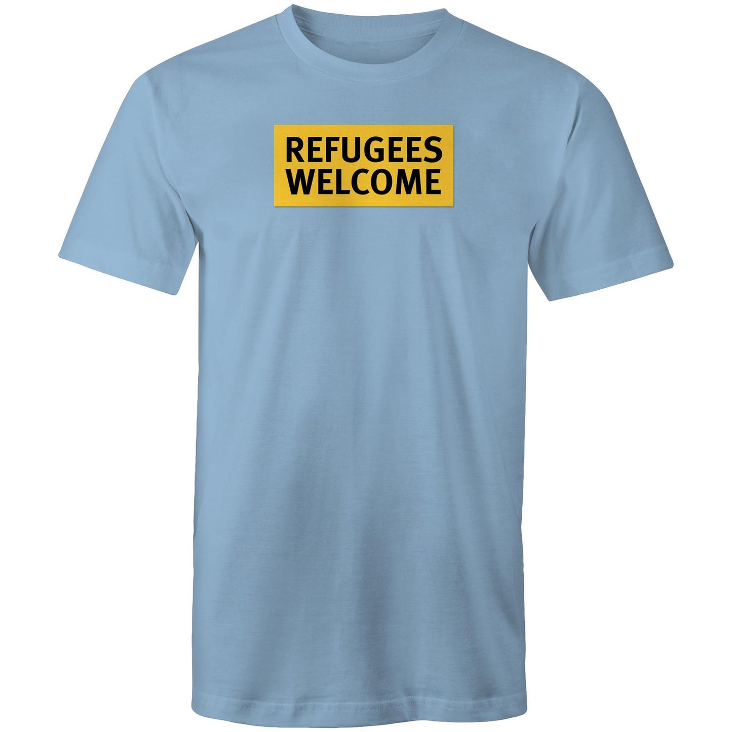 Refugees Welcome T Shirts for Men (Unisex)