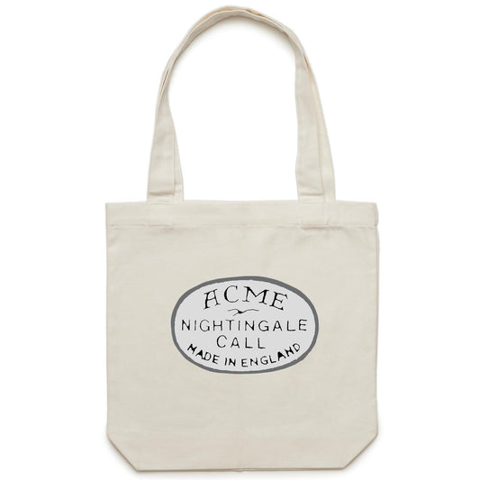 Acme Nightingale Call Canvas Totes