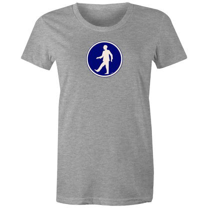 Walking Man T Shirts for Women