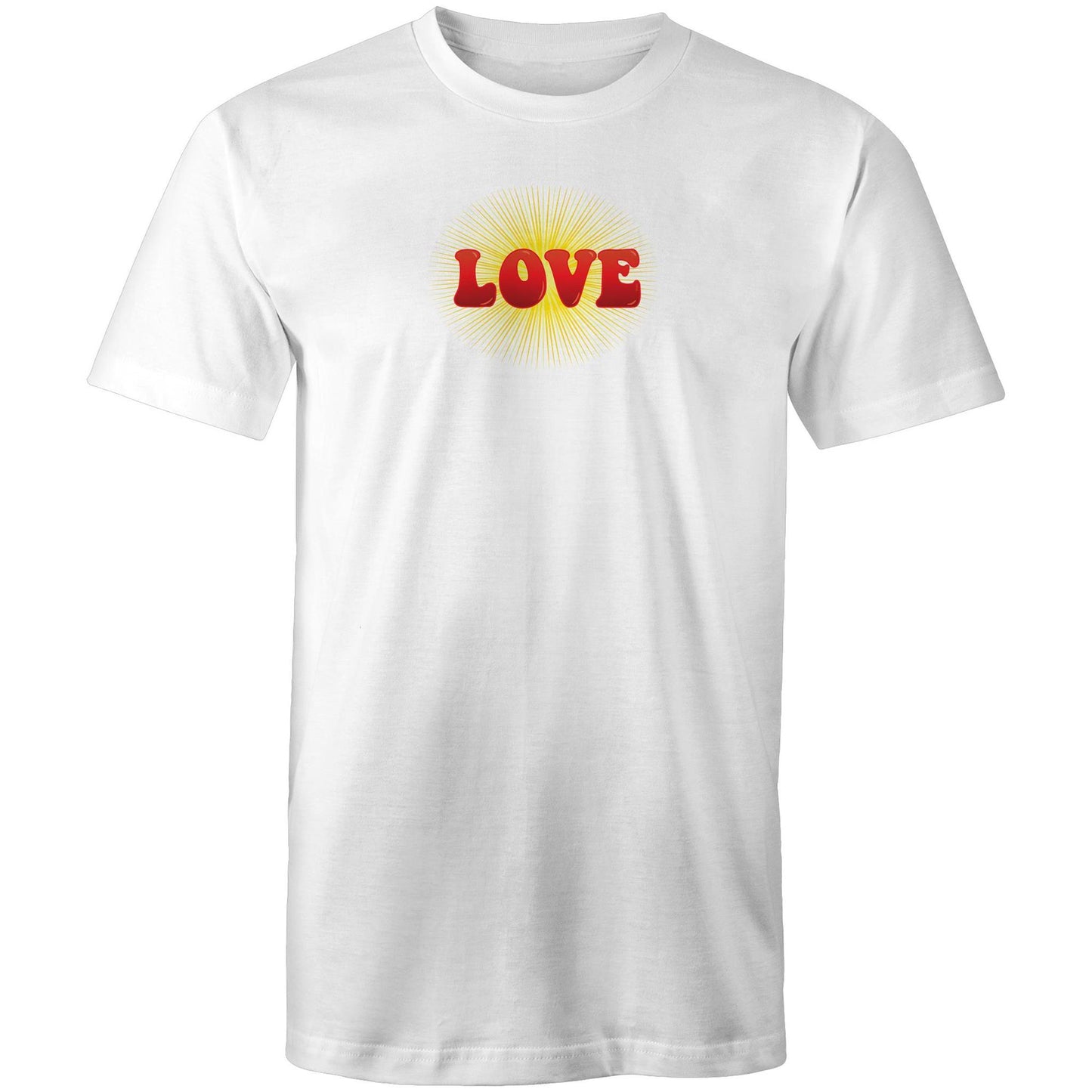 Radiant Love T Shirts for Men (Unisex)