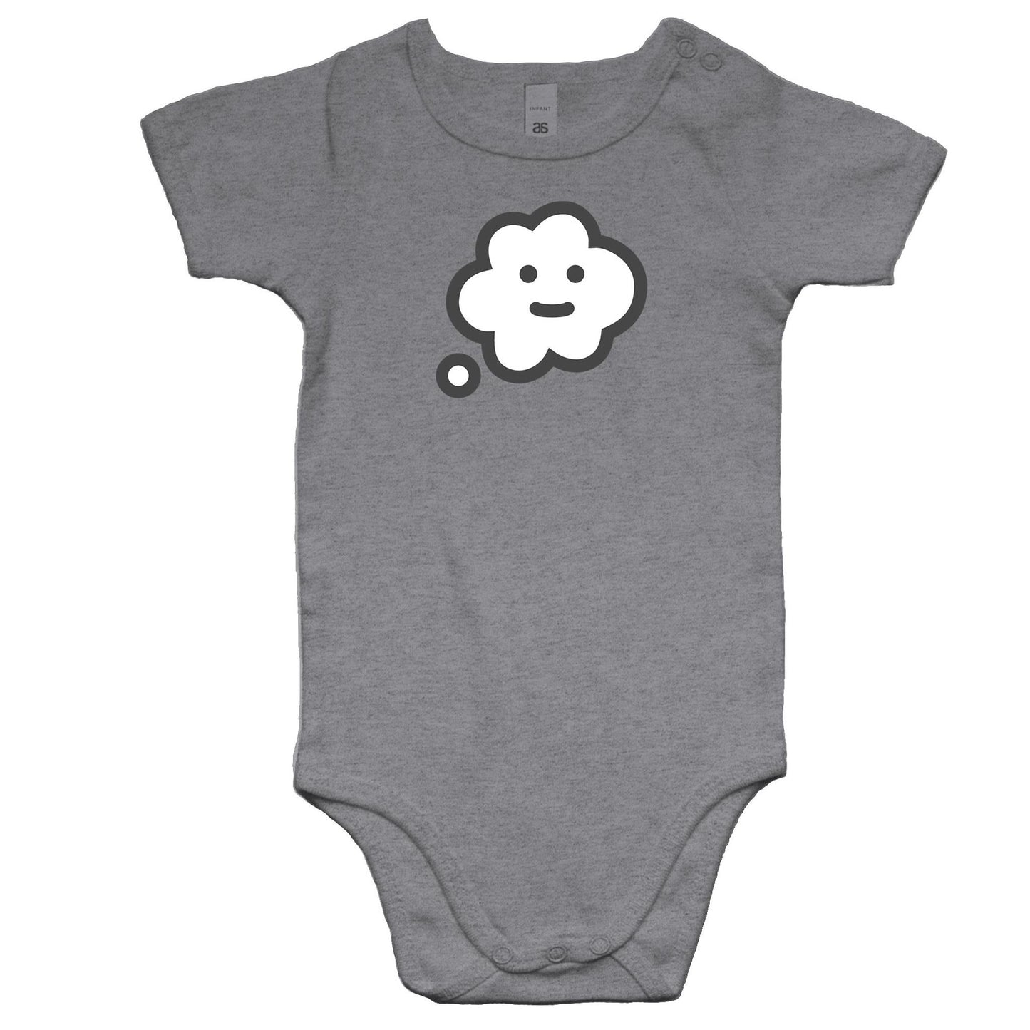 Thought Bubble Face Rompers for Babies