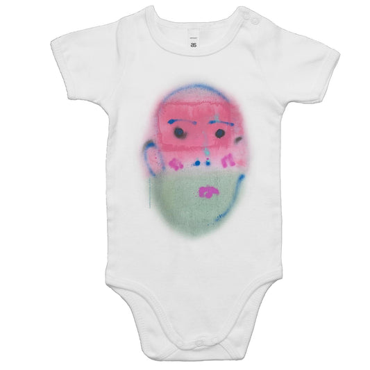Red Green Face Rompers for Babies