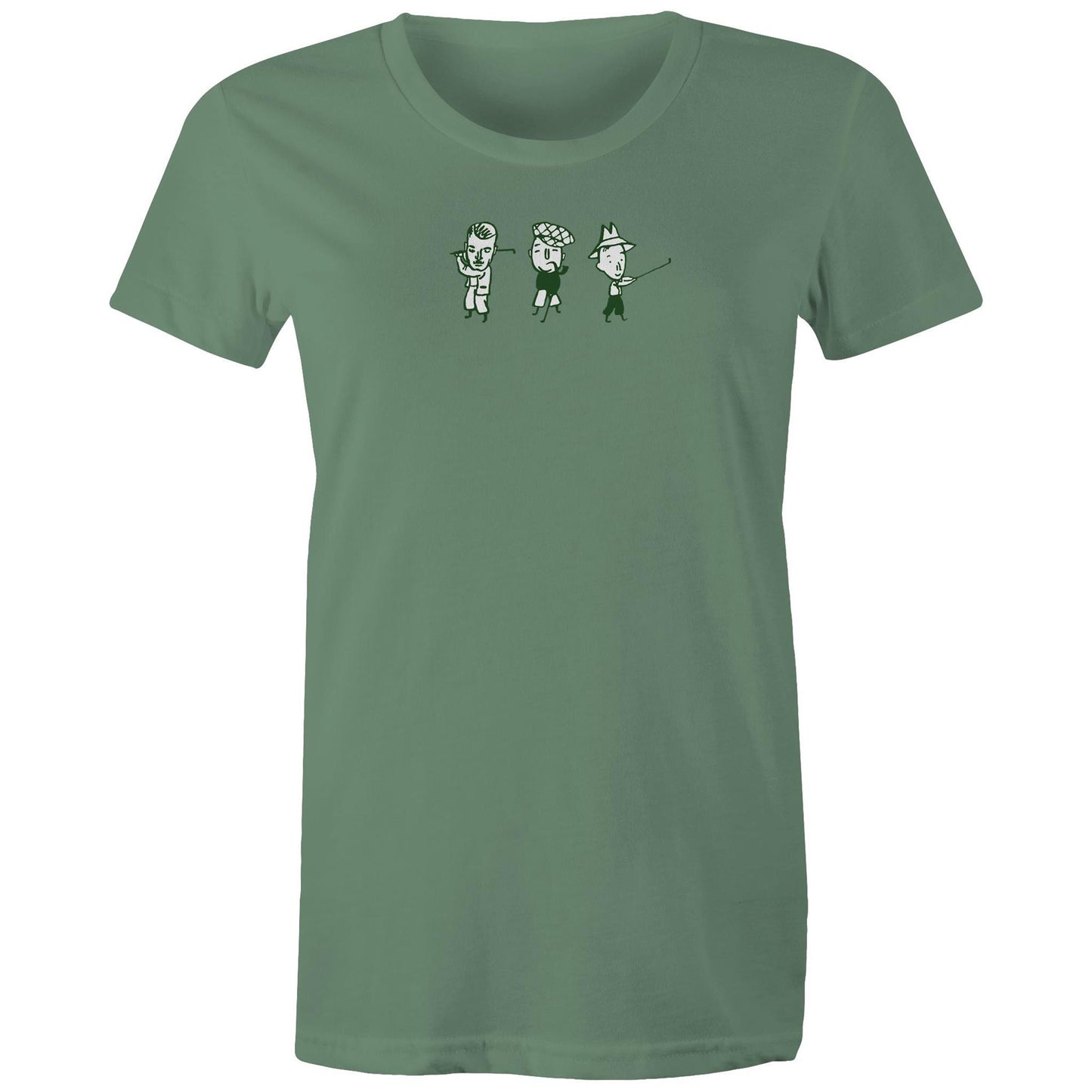 Three Golfers T Shirts for Women