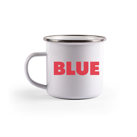 BLUE Enamel Mug
