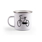 Bike Icon Enamel Mug