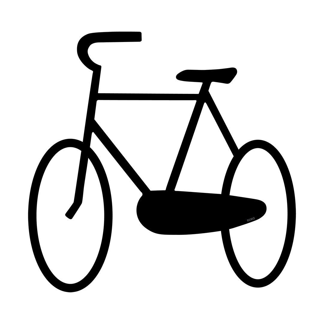 Bike Icon Enamel Mug