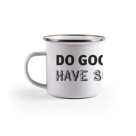 Do Good Work Enamel Mug