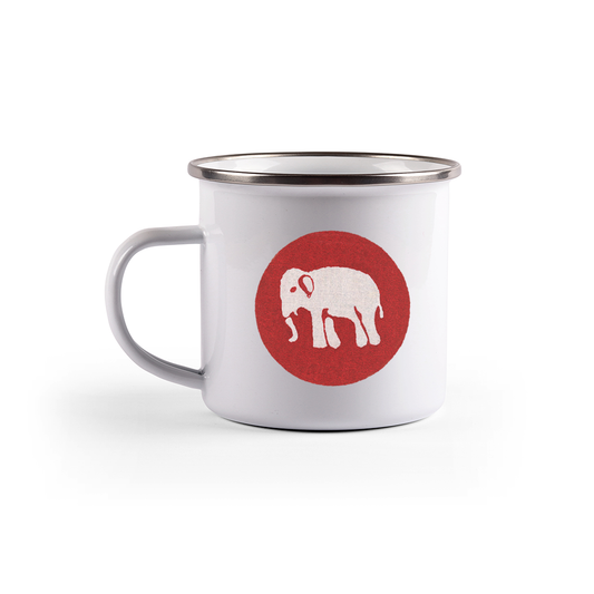 Elephant Enamel Mug