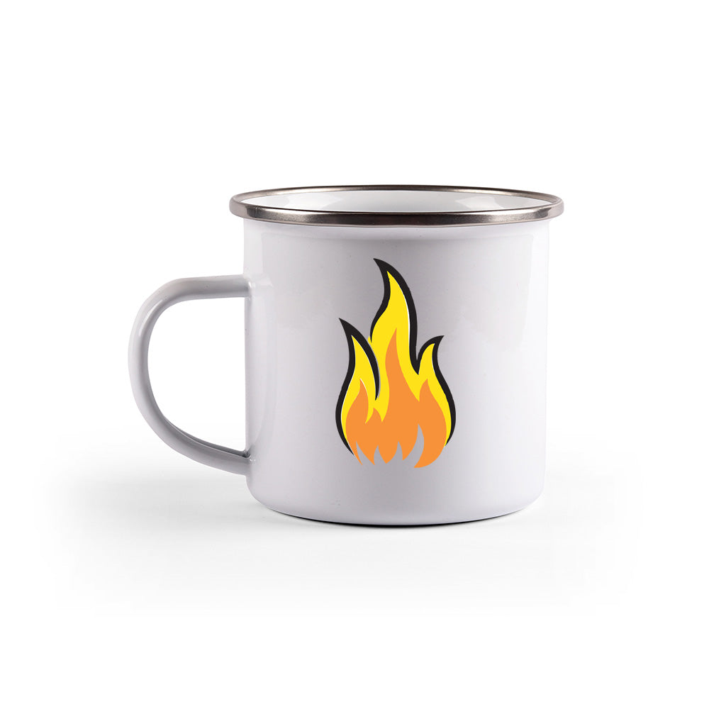 Flame Enamel Mug