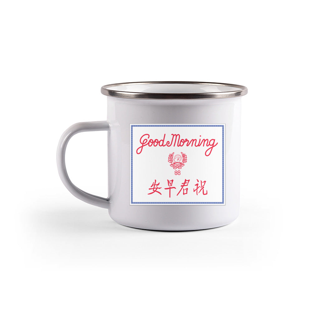 Good Morning Enamel Mug