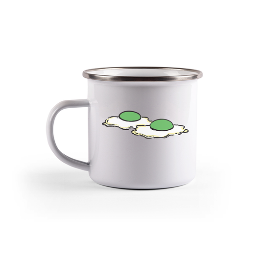 Green Eggs Enamel Mug