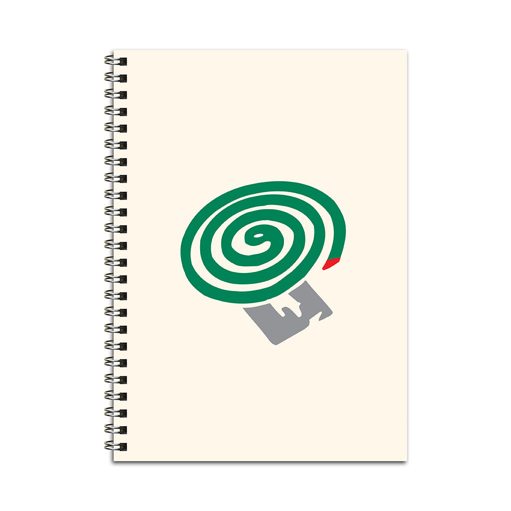 Mosquito Coil Notebook