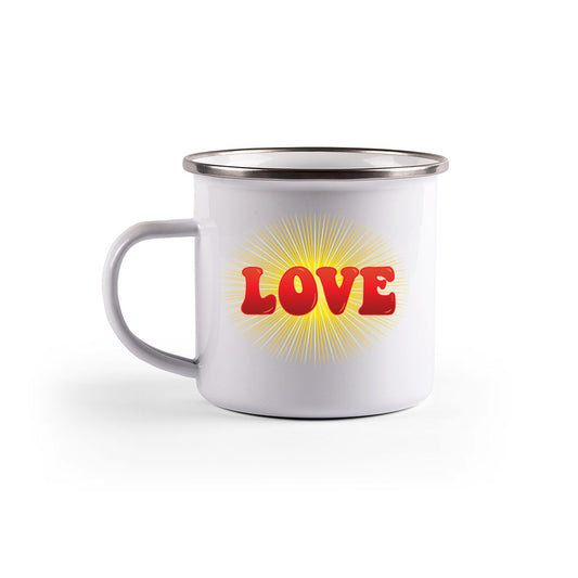 Radiant Love Enamel Mug