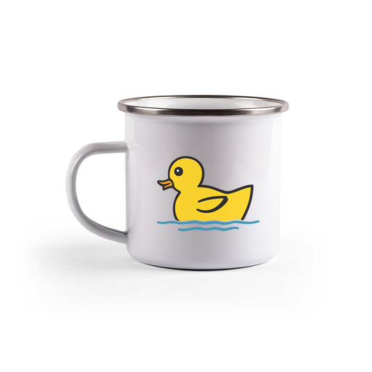 Rubber Duck Enamel Mug