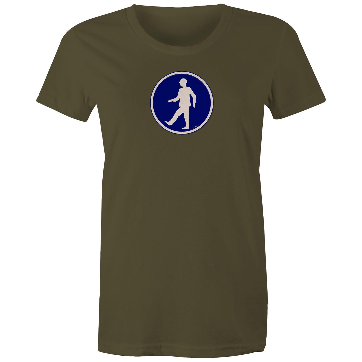 Walking Man T Shirts for Women