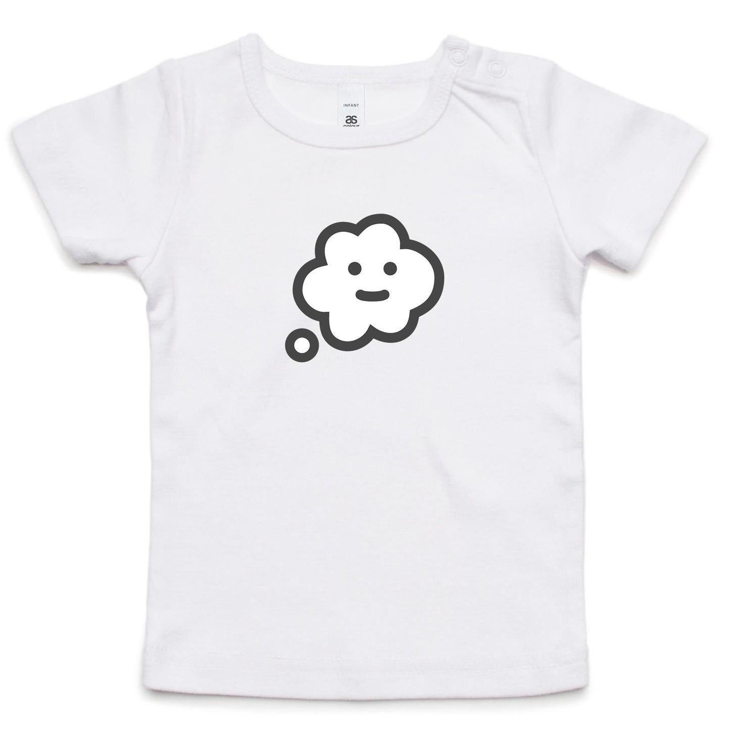 Thought Bubble Face T Shirts for Babies