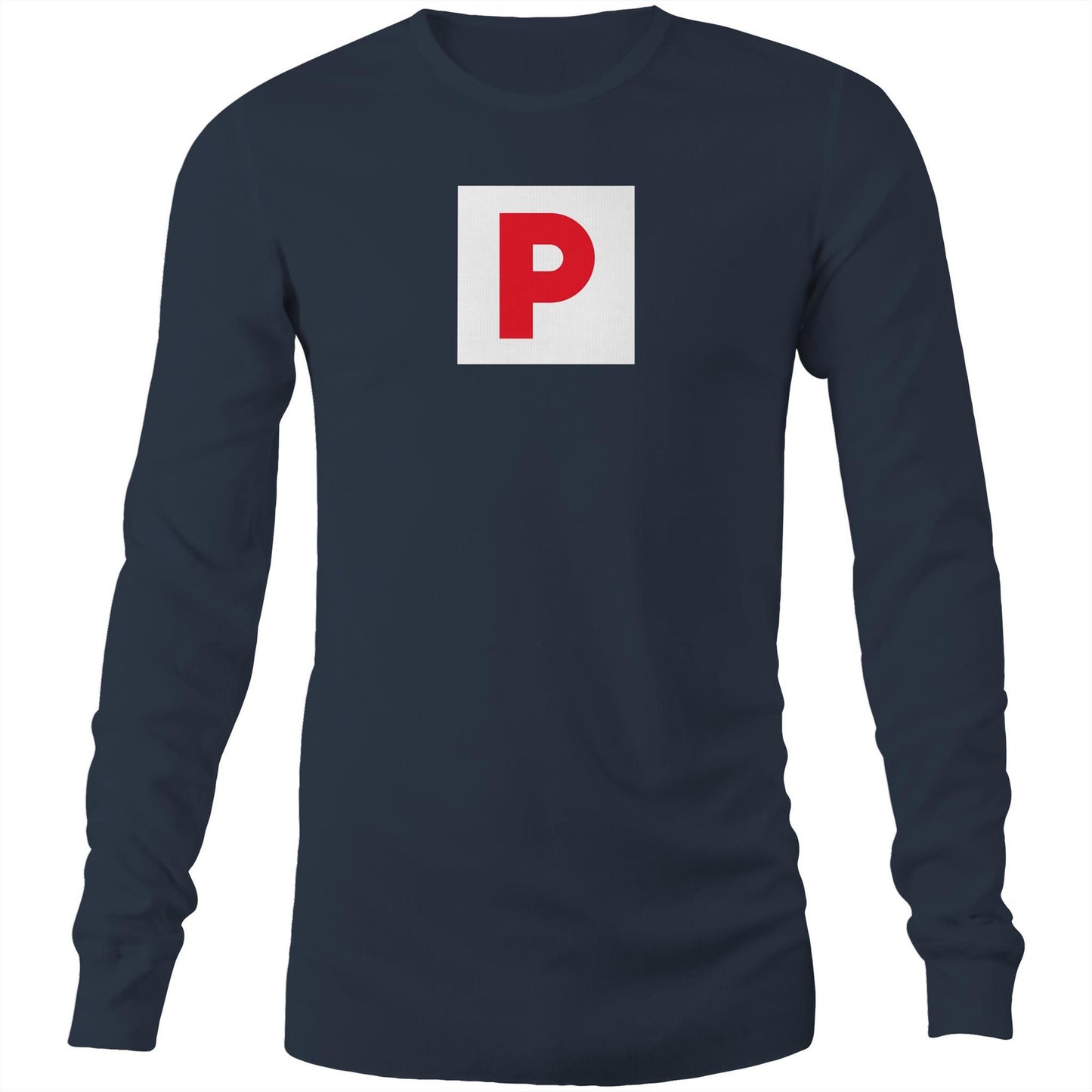 P Plate Long Sleeve T Shirts