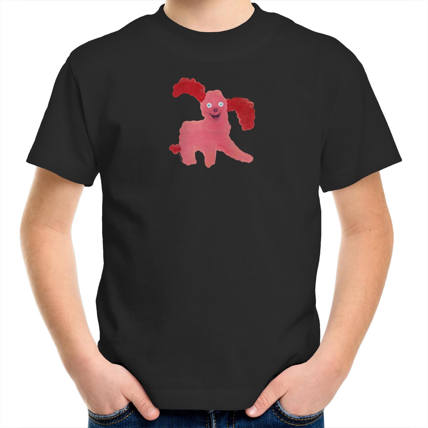 Pink Dog T Shirts for Kids