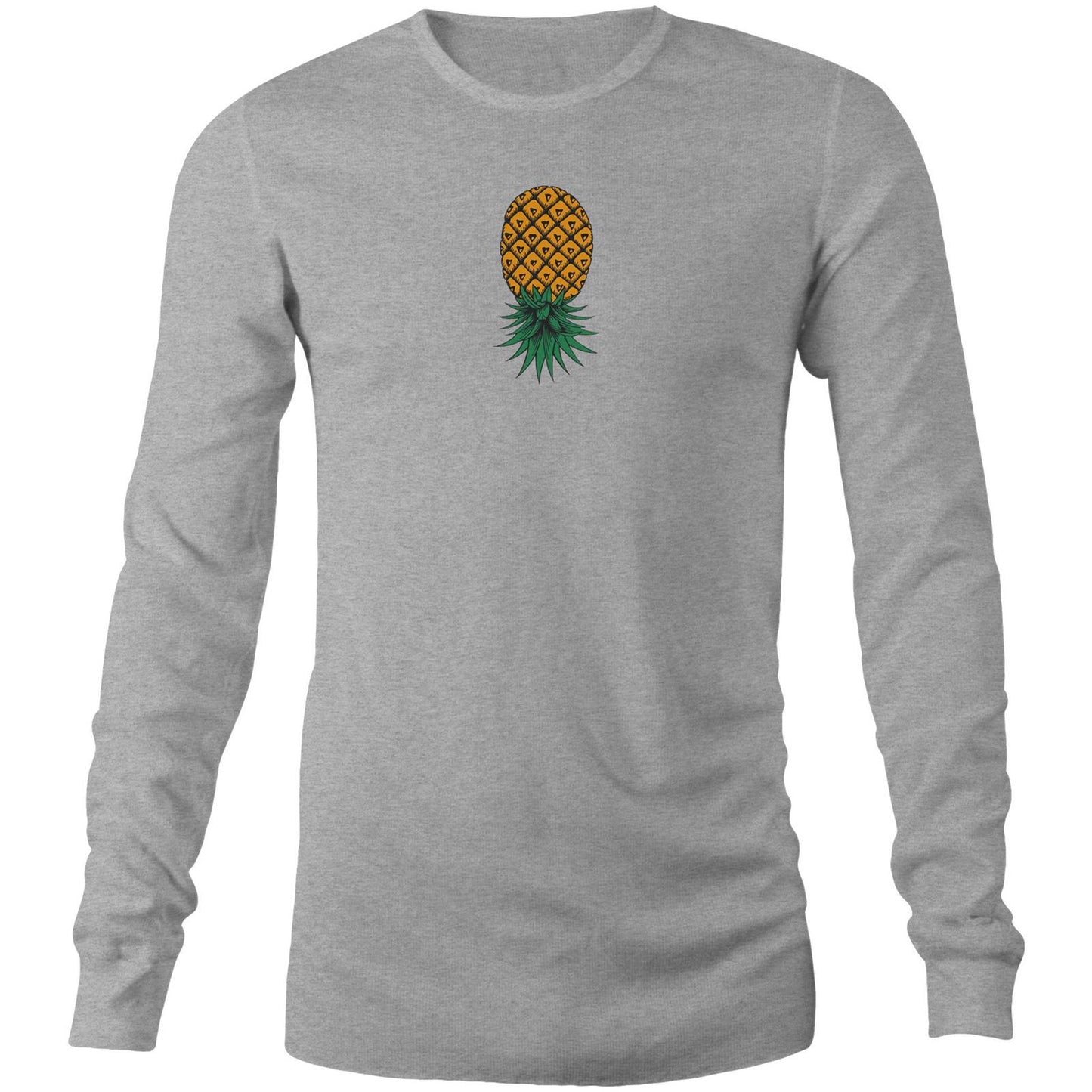 Upside Down Pineapple Long Sleeve T Shirts