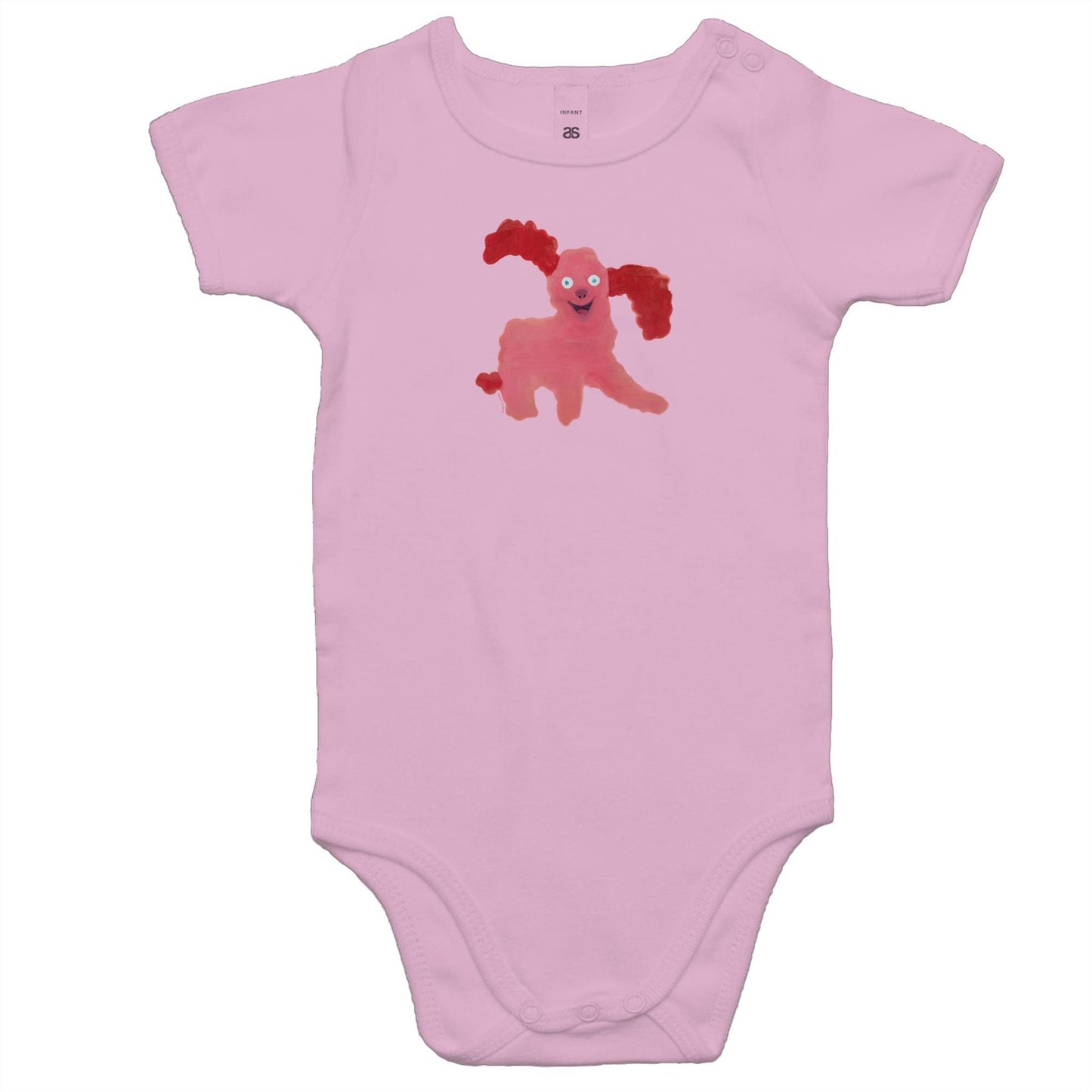 Pink Dog Rompers for Babies