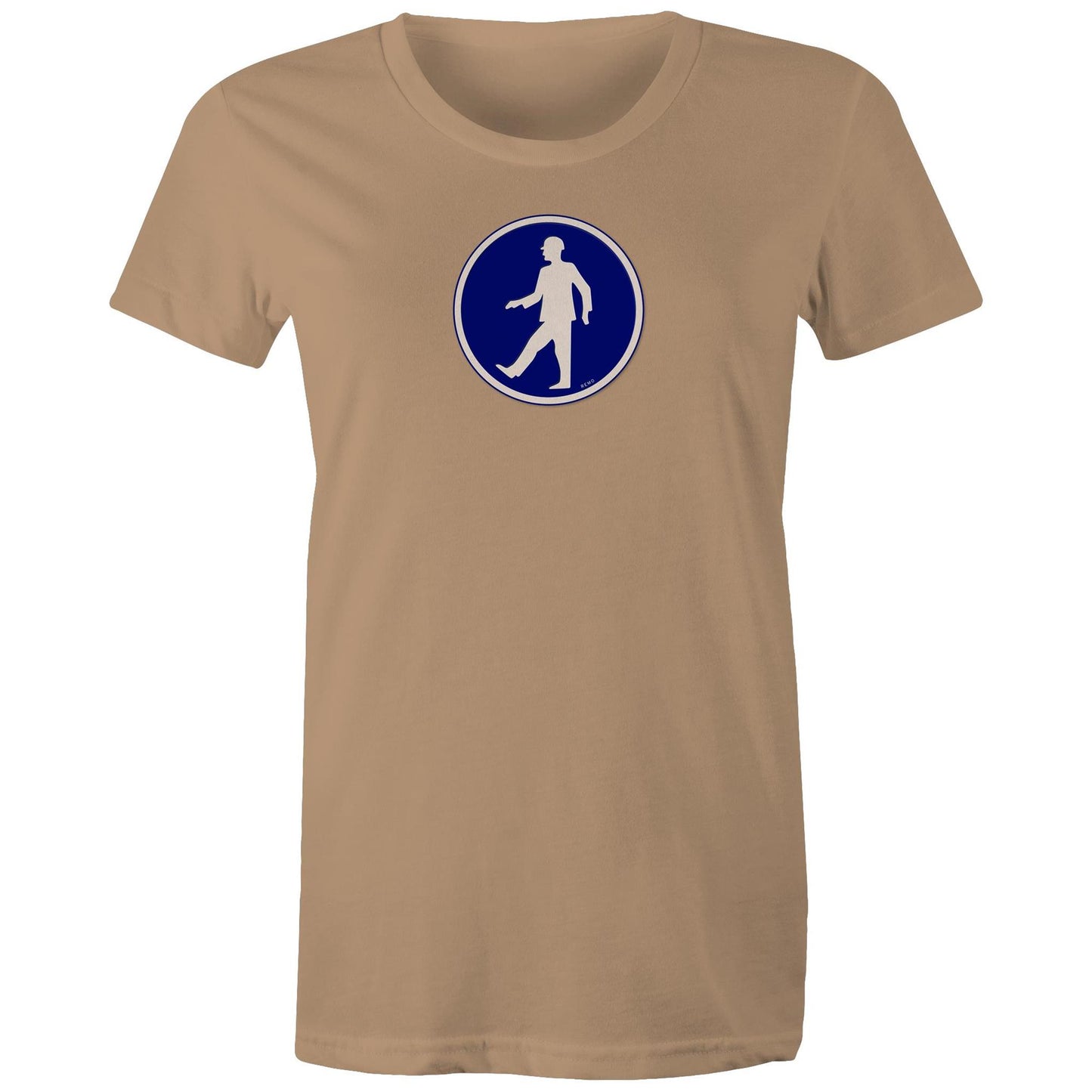 Walking Man T Shirts for Women