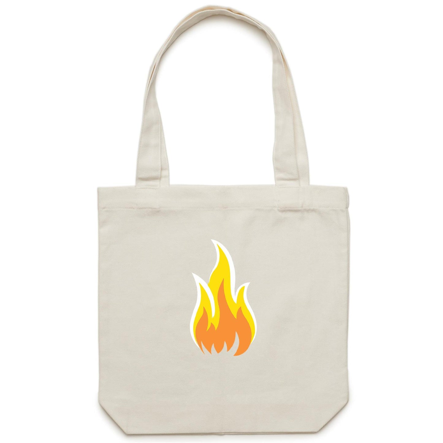 Flame Canvas Totes