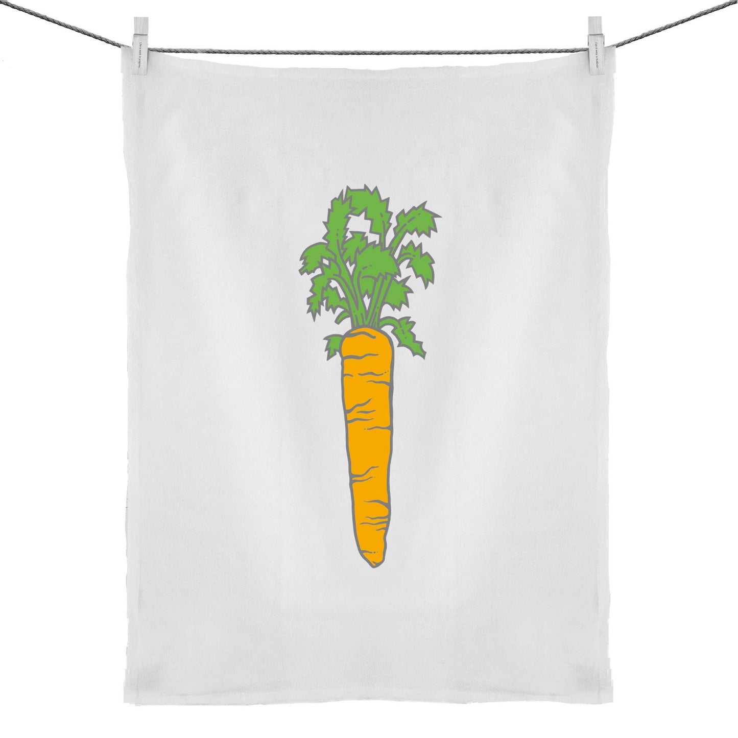 Carrot Tea Towel