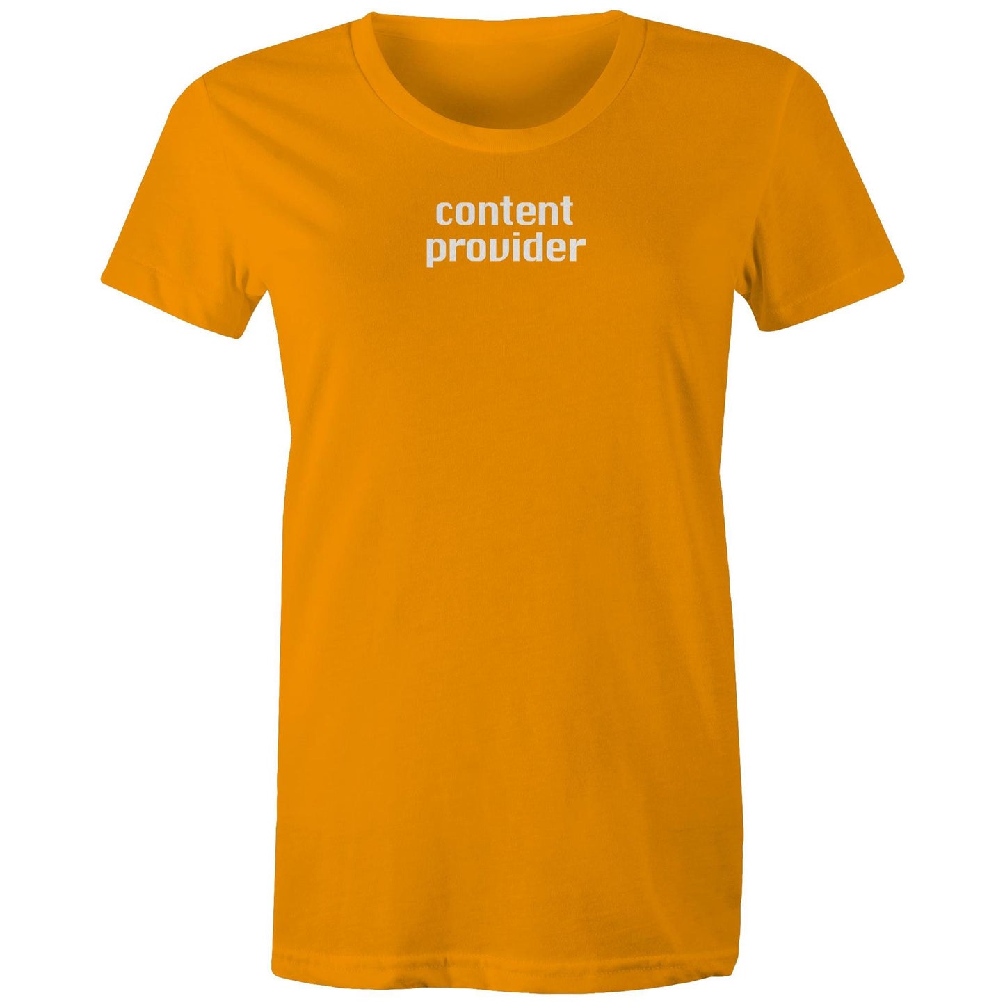 Content Provider T Shirts for Women