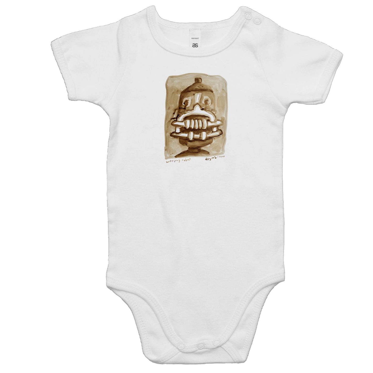 Weeping Robot Rompers for Babies