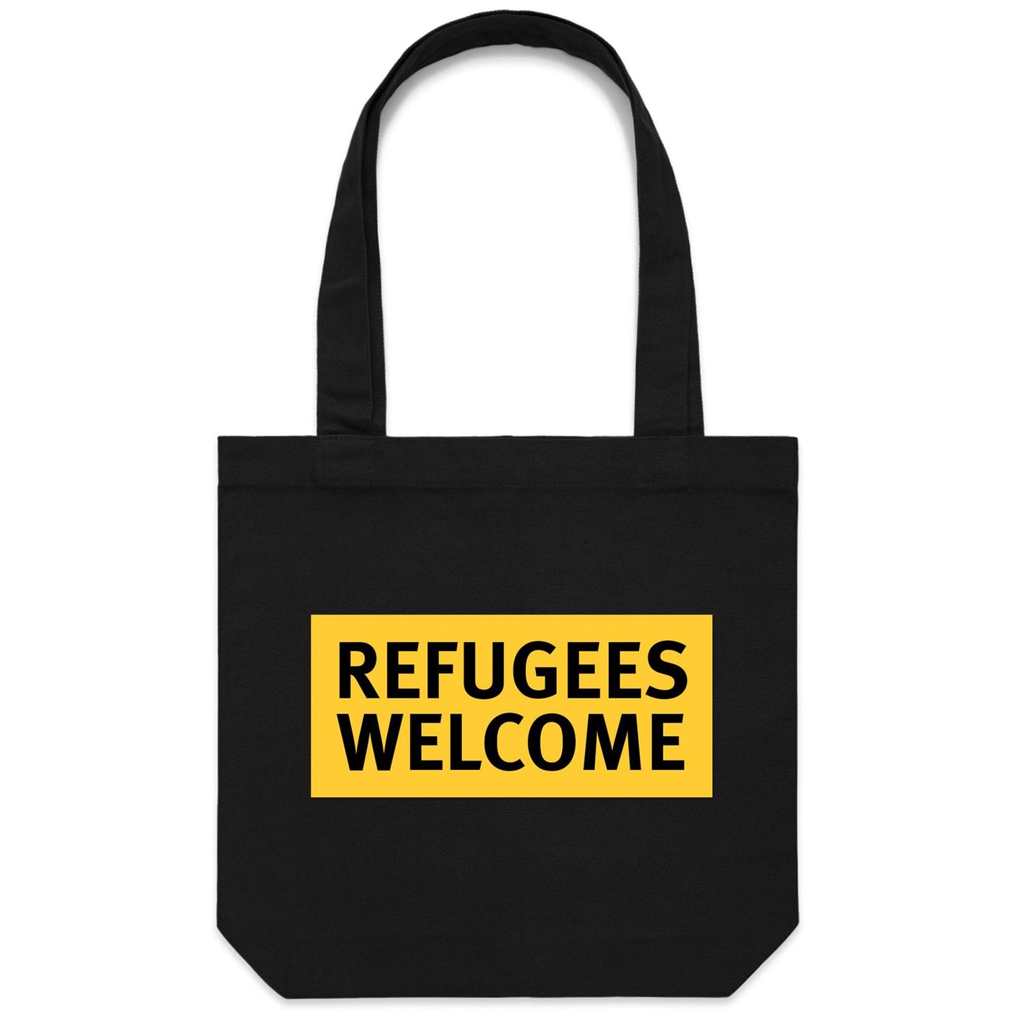 Refugees Welcome Canvas Totes