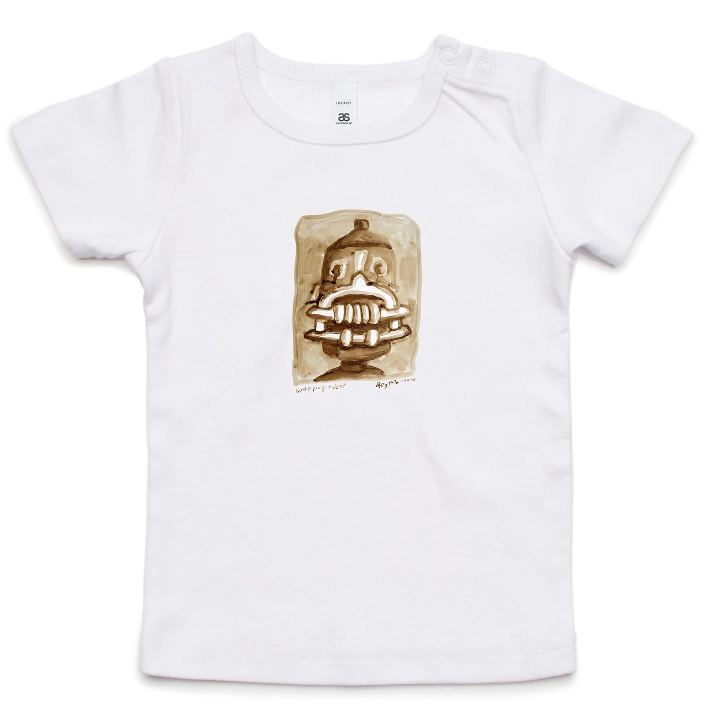 Weeping Robot T Shirts for Babies