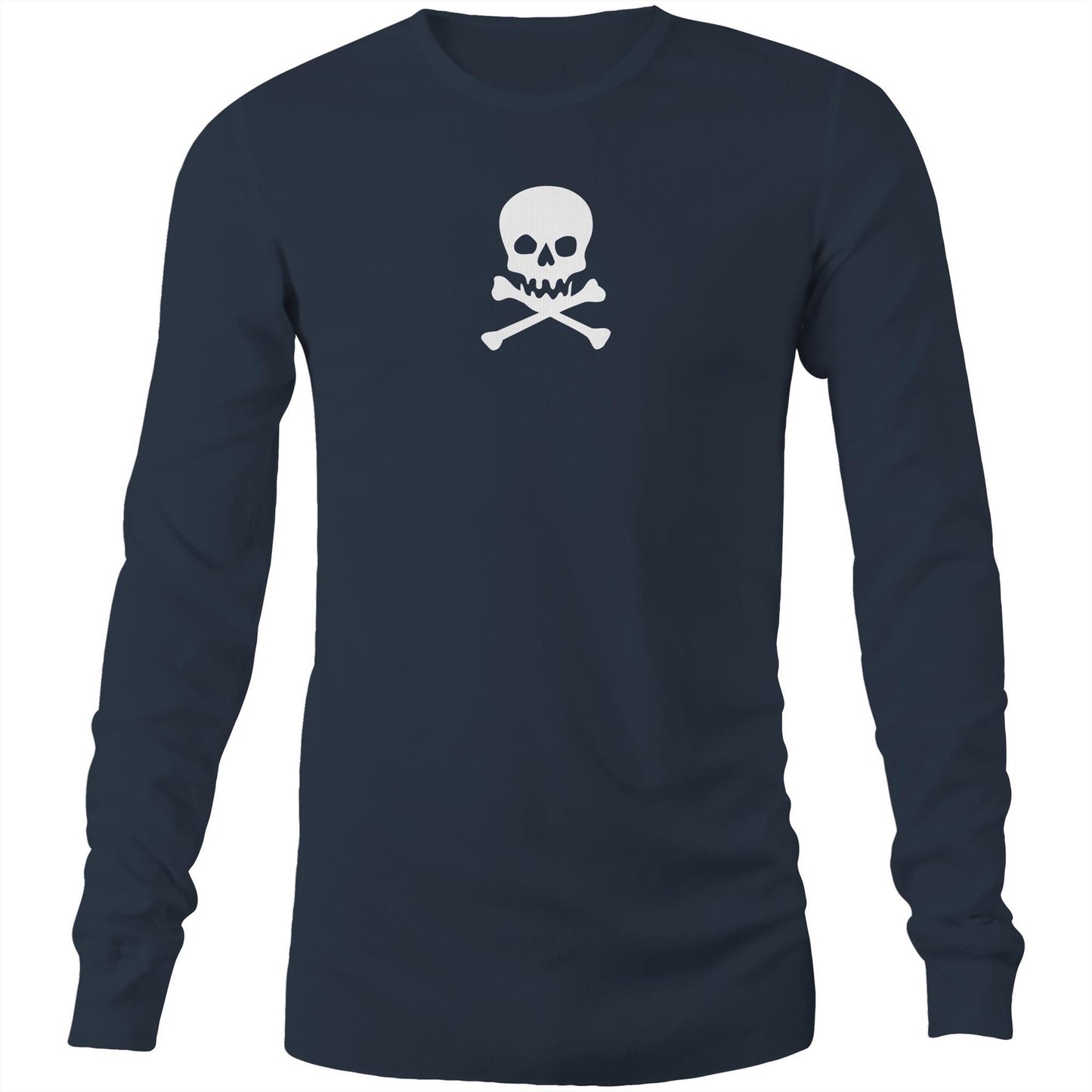 Skull and Cross Bones Long Sleeve T Shirts