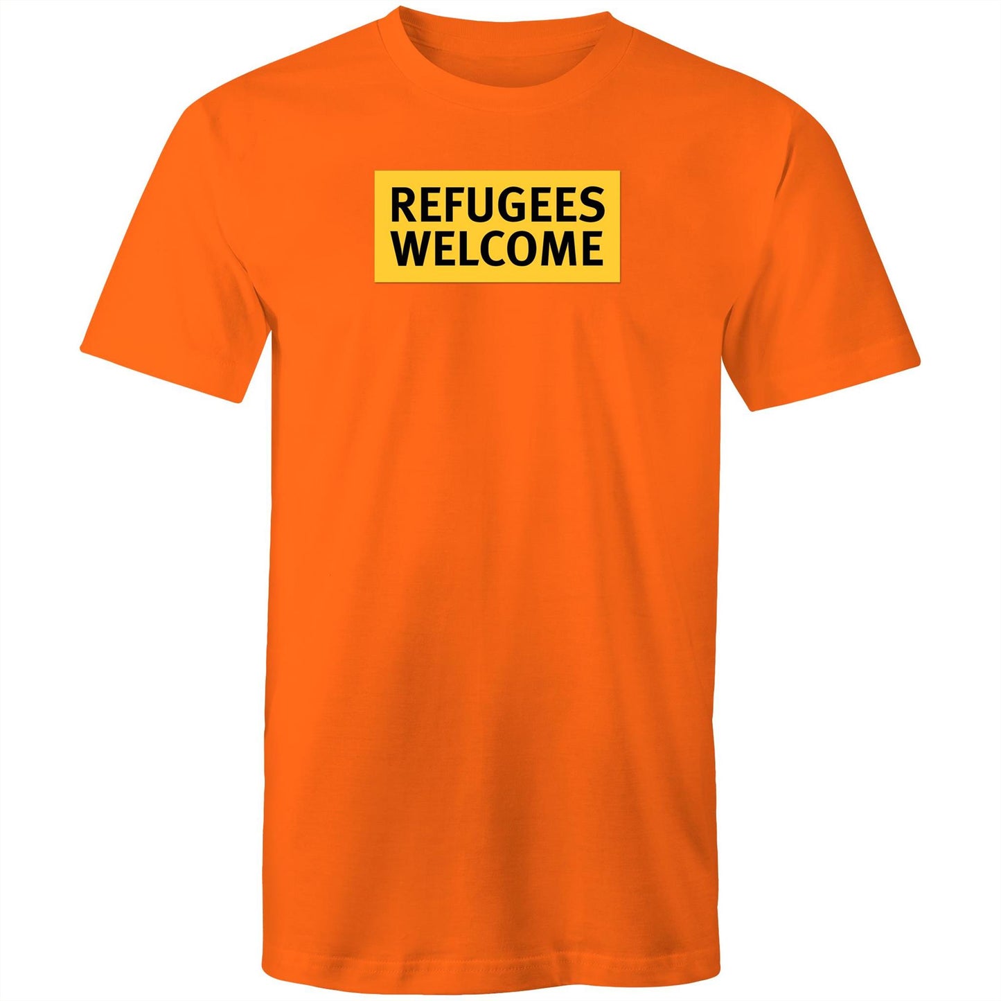 Refugees Welcome T Shirts for Men (Unisex)