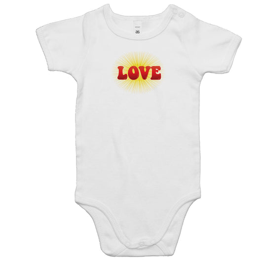 Radiant Love Rompers for Babies
