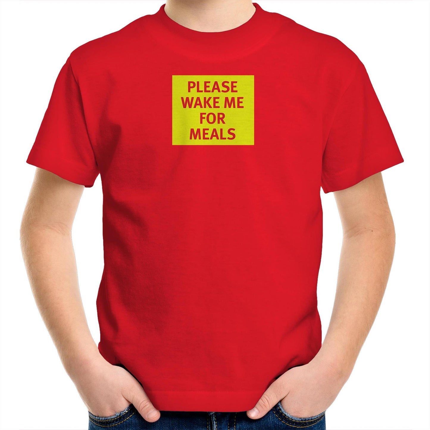 Please Wake Me for Meals T Shirts for Kids