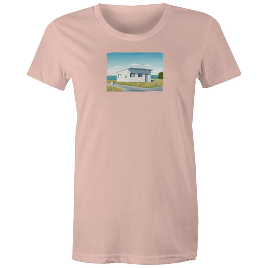 Beach Cottage, South Coast T Shirts for Women