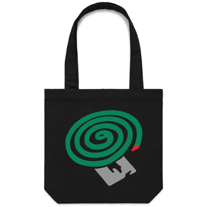 Mosquito Coil Canvas Totes